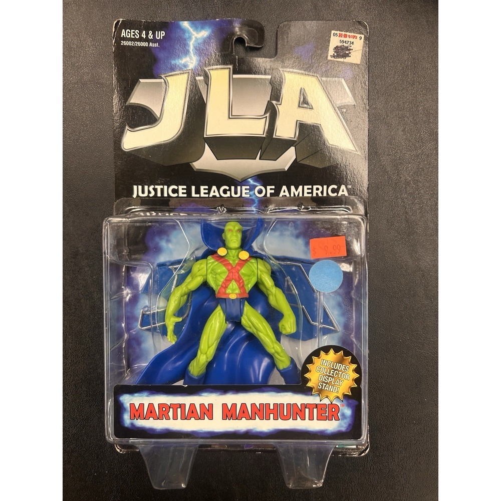 NEW DC COMICS UNIVERSE HASBRO JLA MARTIAN MANHUNTER ACTION FIGURE 1998